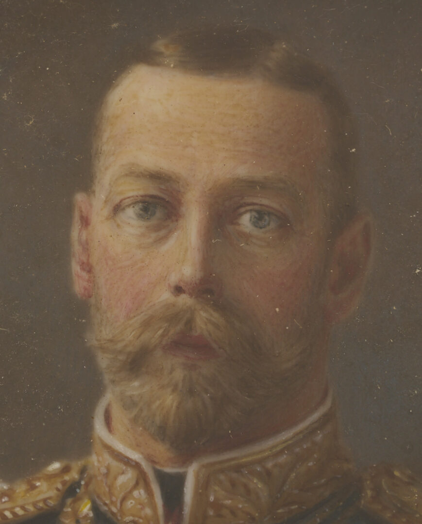 Lot 114: Miniature Portrait of King George V attrib. Downey c. 1910