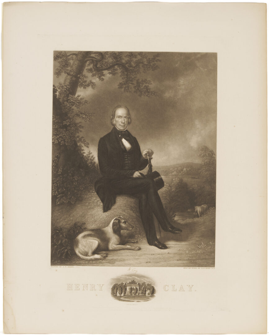 Lot 1165: 3 19th c. Henry Clay Prints, Kentucky Interest