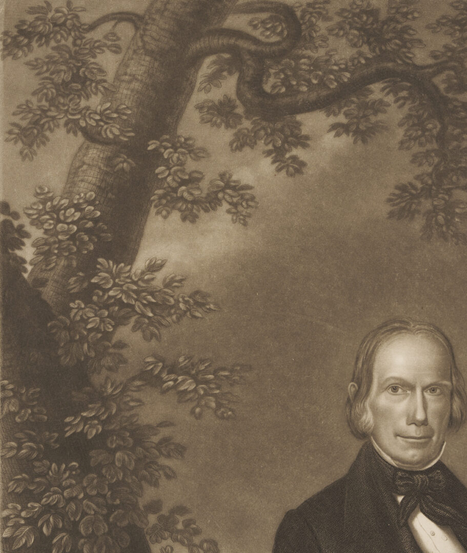 Lot 1165: 3 19th c. Henry Clay Prints, Kentucky Interest