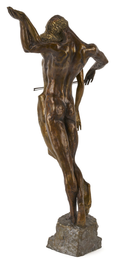 Lot 1173: Misha Frid Bronze, Cello Player