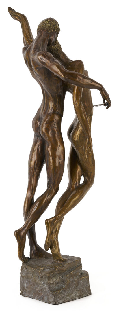 Lot 1173: Misha Frid Bronze, Cello Player