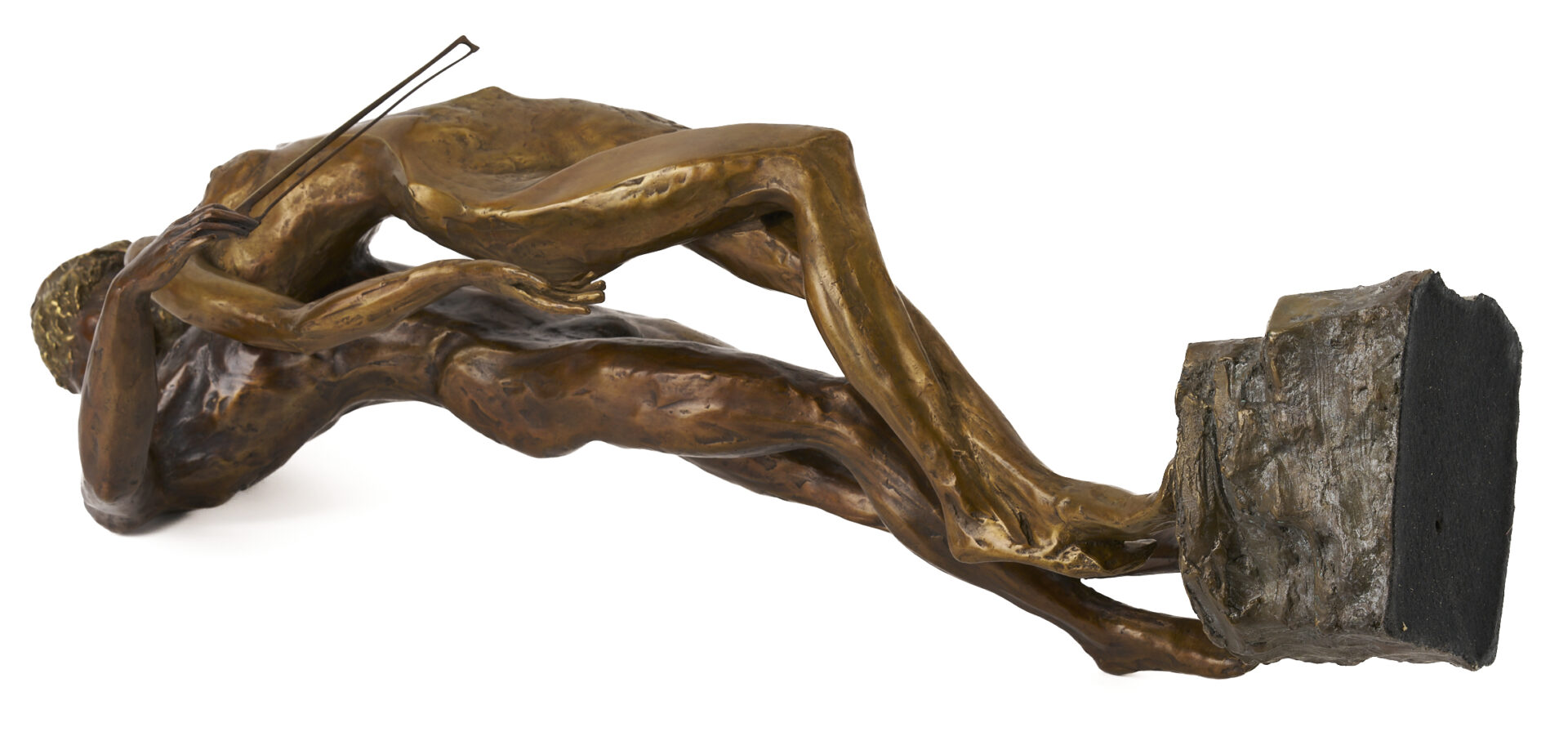 Lot 1173: Misha Frid Bronze, Cello Player