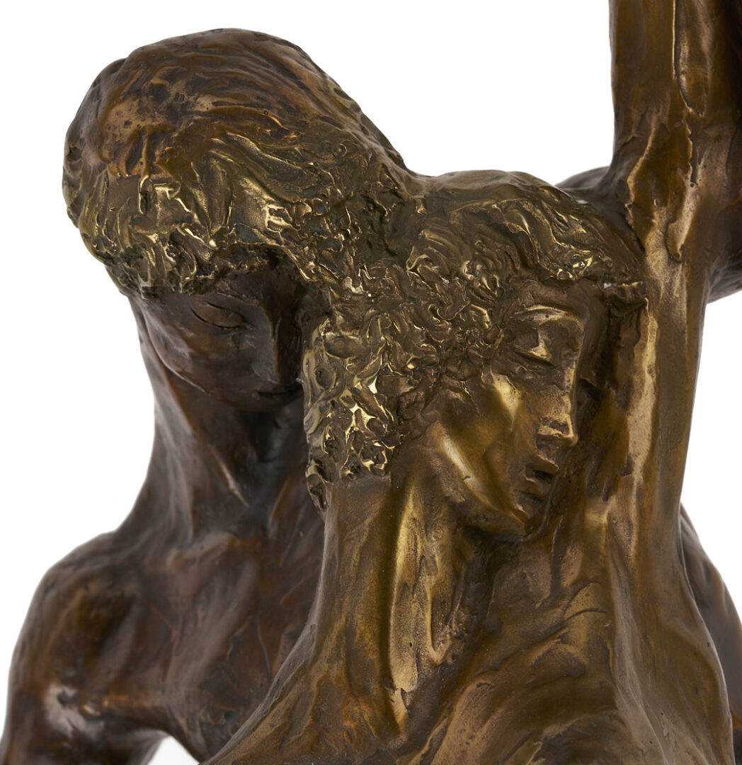 Lot 1173: Misha Frid Bronze, Cello Player