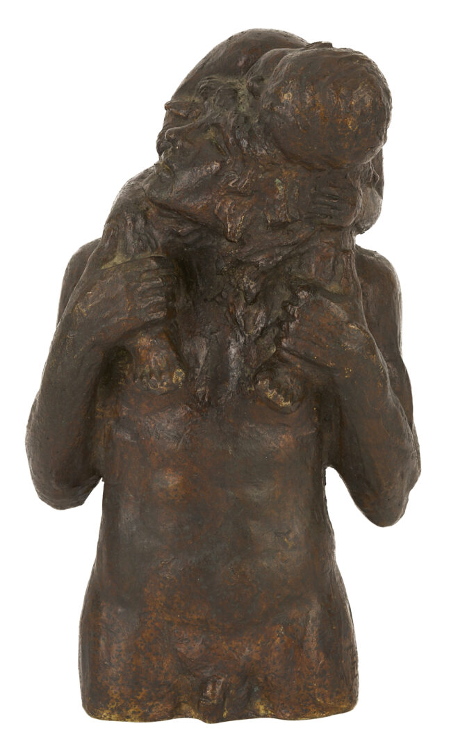 Lot 1174: 2 Victor Salmones Bronze Sculptures