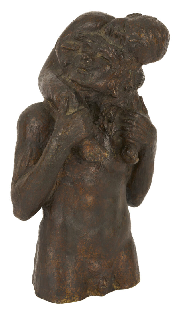 Lot 1174: 2 Victor Salmones Bronze Sculptures