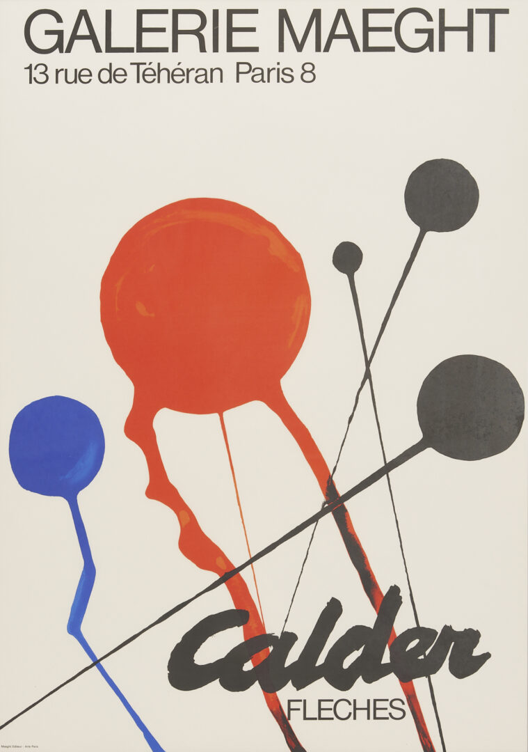 Lot 1190: Three Alexander Calder Galerie Maeght Exhibition Posters, 1963-70