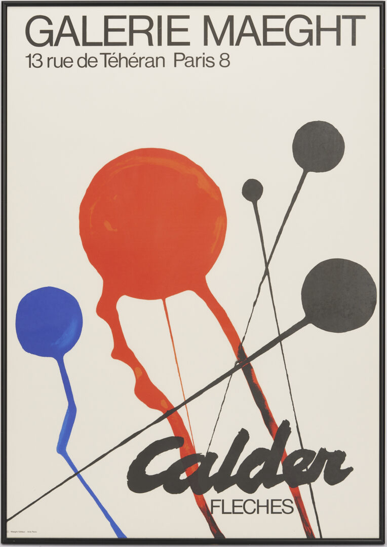 Lot 1190: Three Alexander Calder Galerie Maeght Exhibition Posters, 1963-70