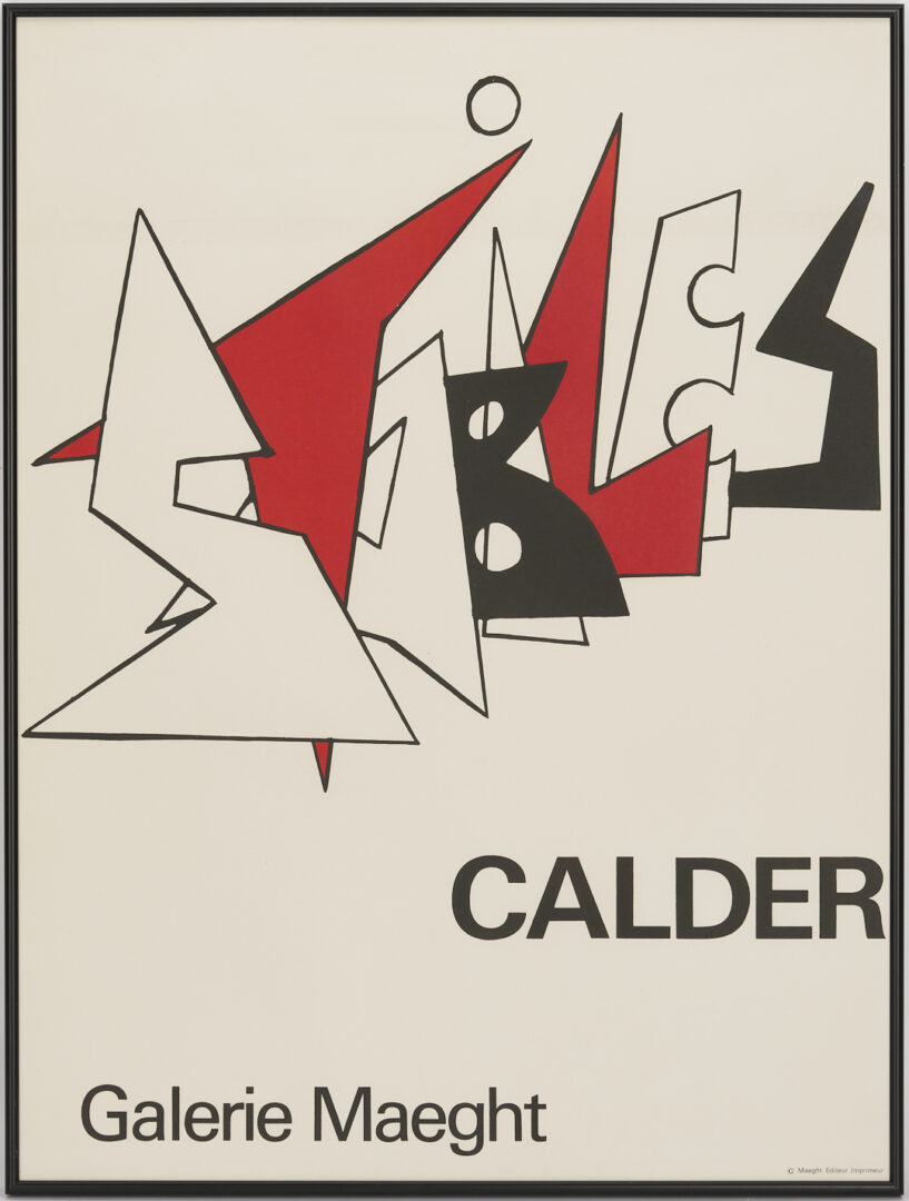 Lot 1190: Three Alexander Calder Galerie Maeght Exhibition Posters, 1963-70