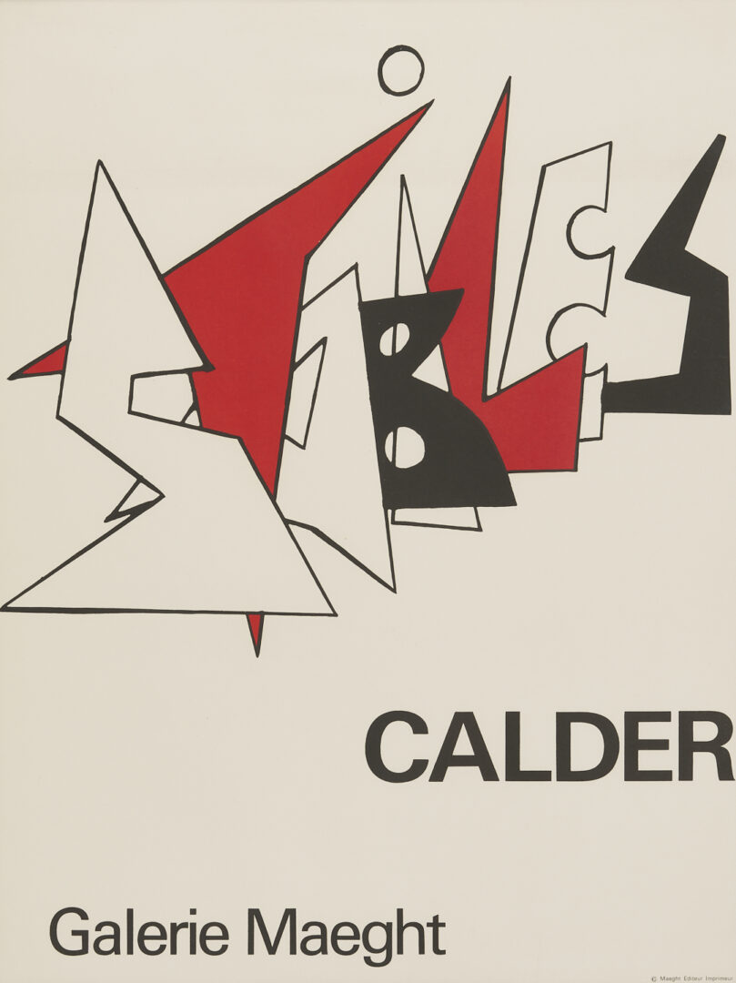 Lot 1190: Three Alexander Calder Galerie Maeght Exhibition Posters, 1963-70