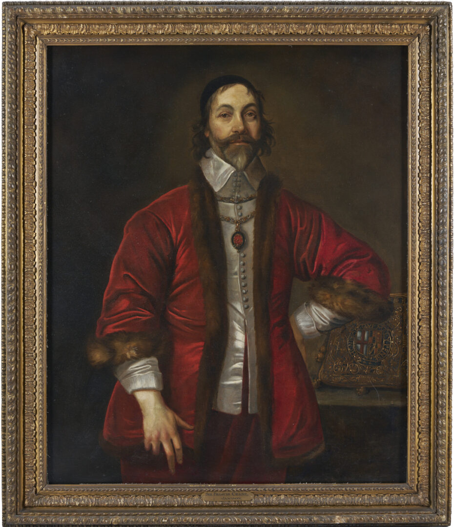 Lot 119: After Sir Anthony van Dyck, Portrait of Sir Francis Crane