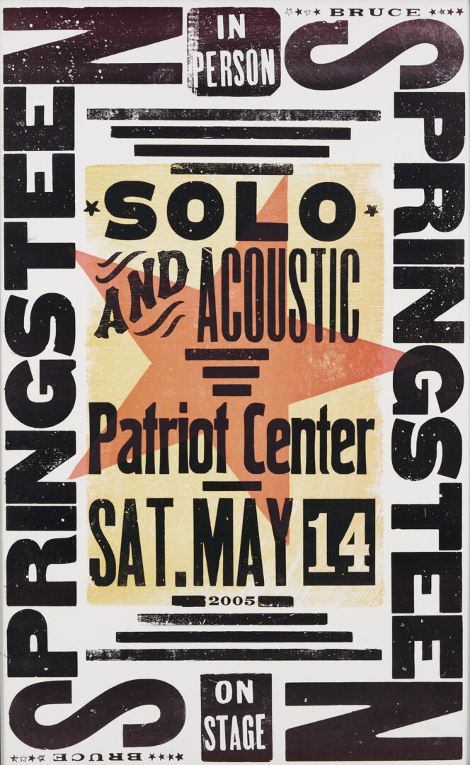 Lot 1200: 4 Rock Music Posters: The Doors, Springsteen Hatch Show Print, Kings of Leon, Siouxsie &the Banshees.ÃÂ 