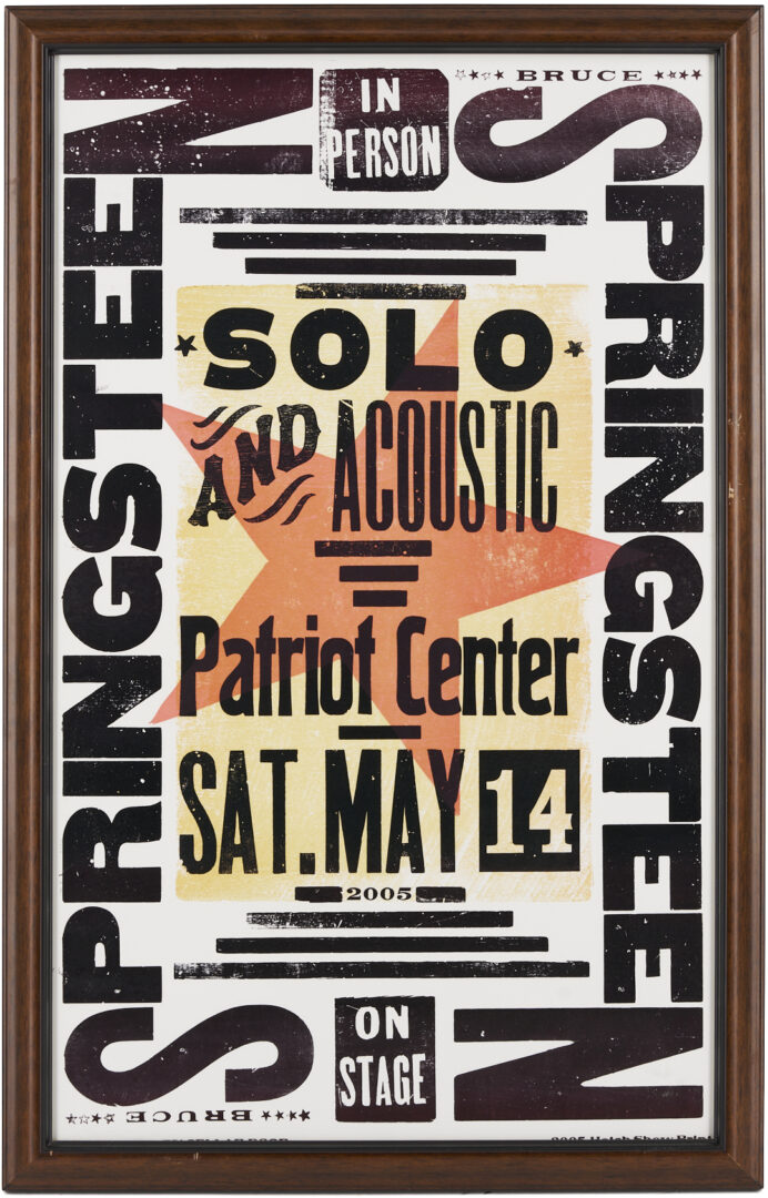 Lot 1200: 4 Rock Music Posters: The Doors, Springsteen Hatch Show Print, Kings of Leon, Siouxsie &the Banshees.ÃÂ 