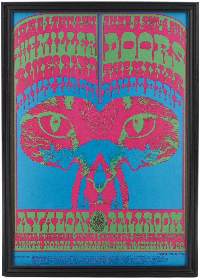 Lot 1200: 4 Rock Music Posters: The Doors, Springsteen Hatch Show Print, Kings of Leon, Siouxsie &the Banshees.ÃÂ 