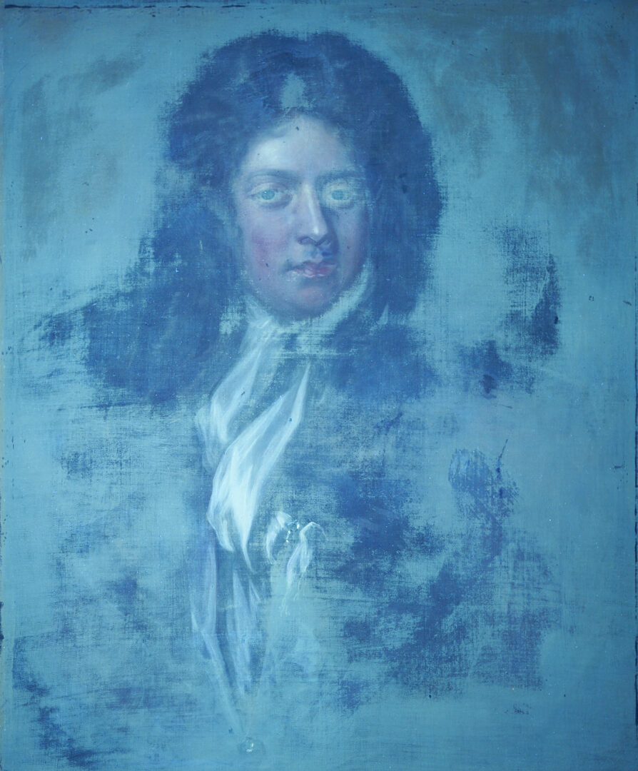 Lot 121: Attr. Godfrey Kneller, O/C Portrait of John Banks