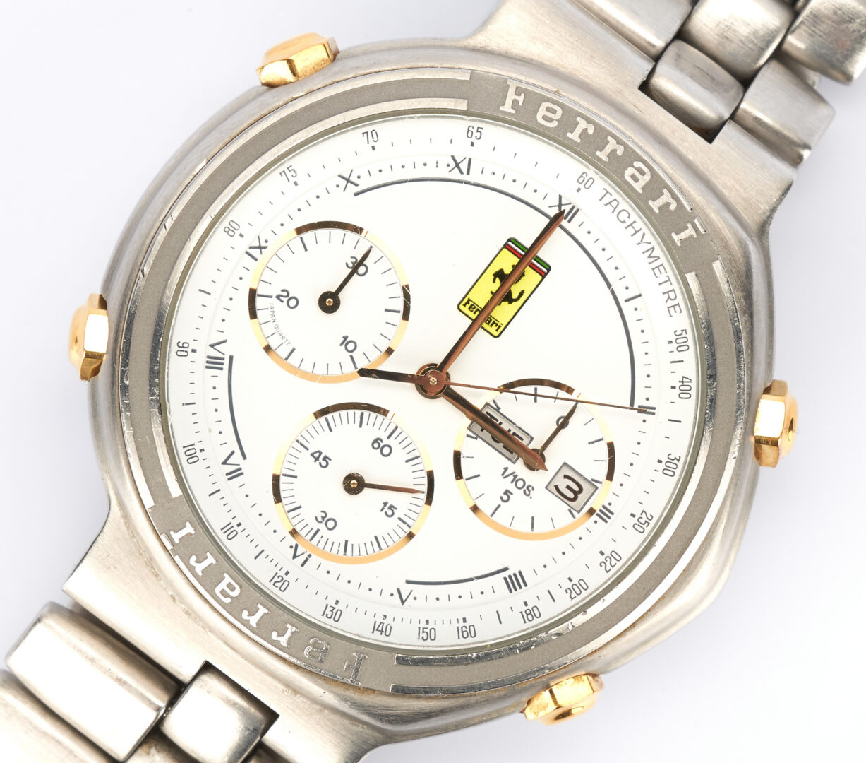 Lot 1239: Cartier Ferrari Formula Chronograph Watch