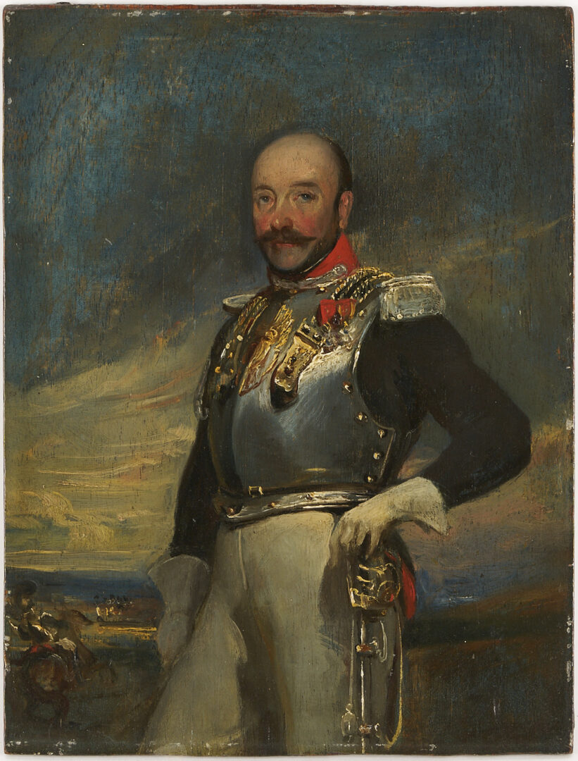 Lot 125: Horace Vernet Portrait of a Military Officer, Possibly Nicholas I of Russia