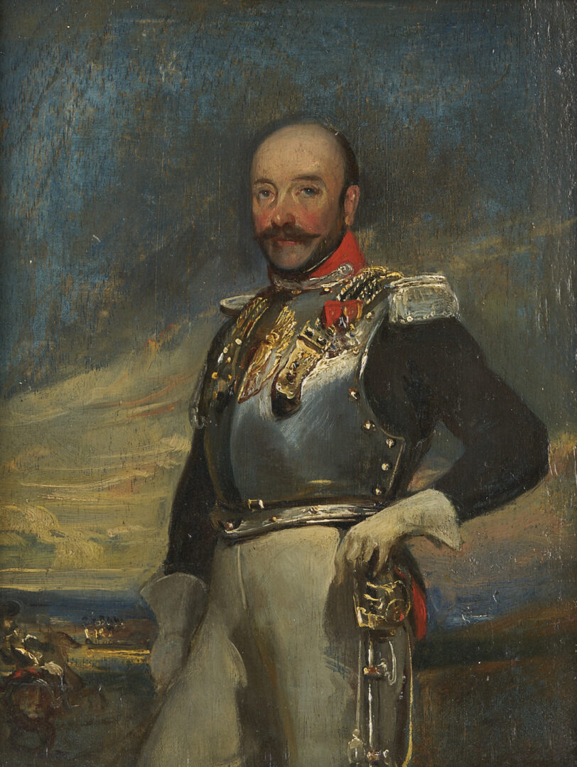 Lot 125: Horace Vernet Portrait of a Military Officer, Possibly Nicholas I of Russia