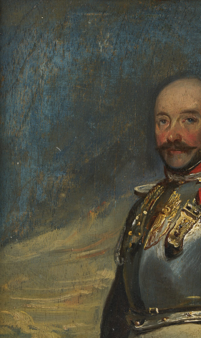 Lot 125: Horace Vernet Portrait of a Military Officer, Possibly Nicholas I of Russia