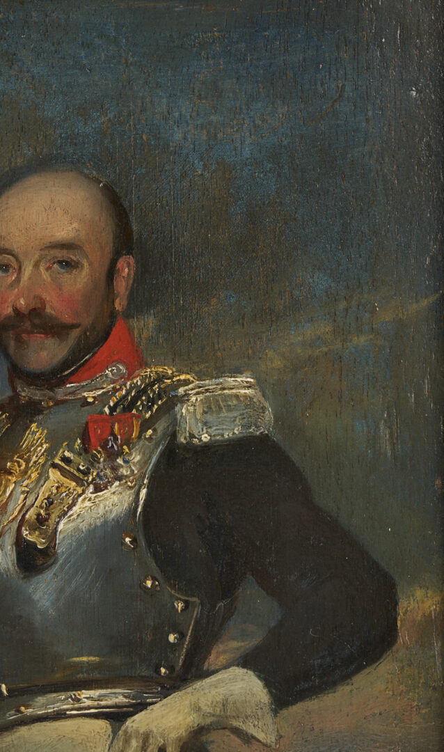 Lot 125: Horace Vernet Portrait of a Military Officer, Possibly Nicholas I of Russia