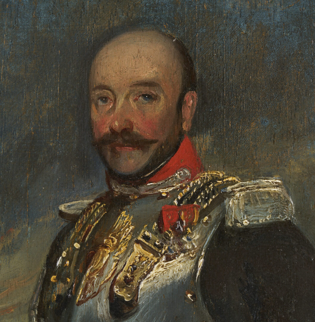 Lot 125: Horace Vernet Portrait of a Military Officer, Possibly Nicholas I of Russia