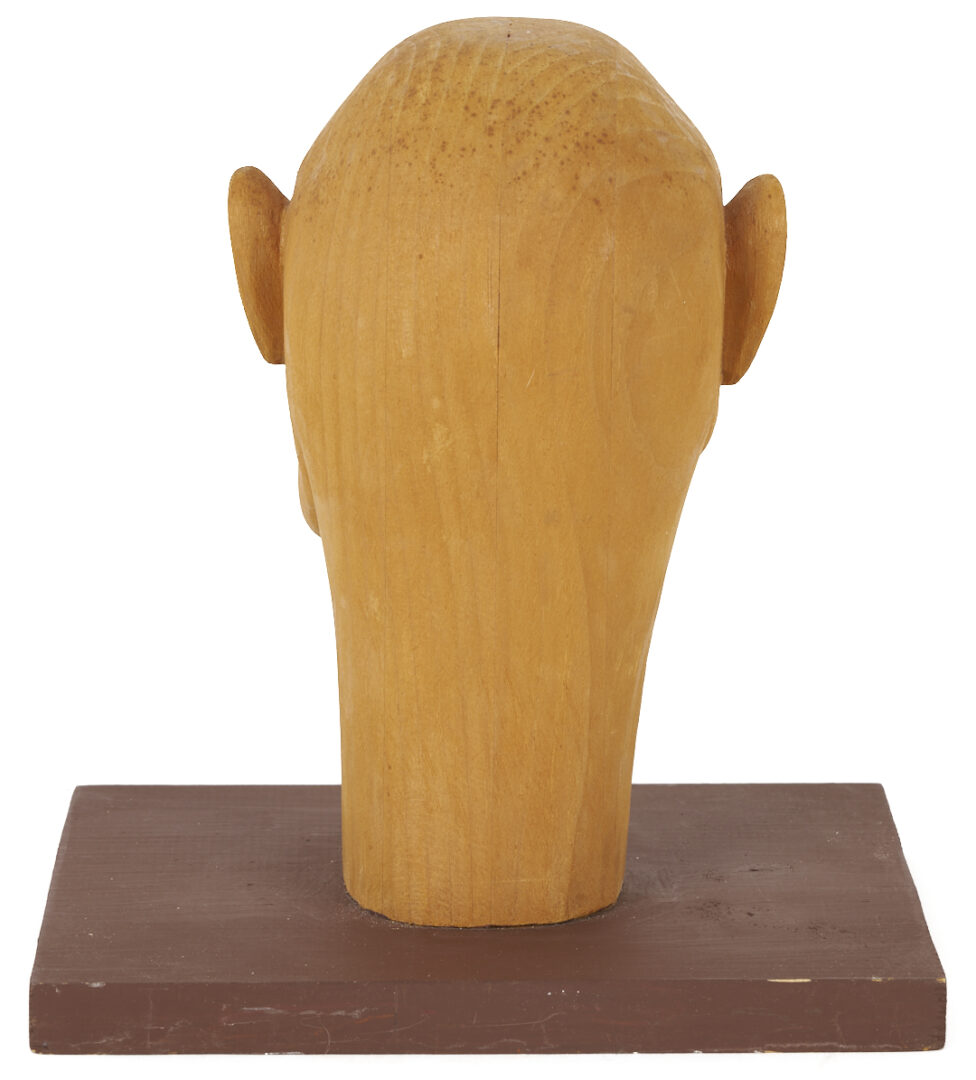 Lot 161: Sultan Rogers Folk Art Carved Head