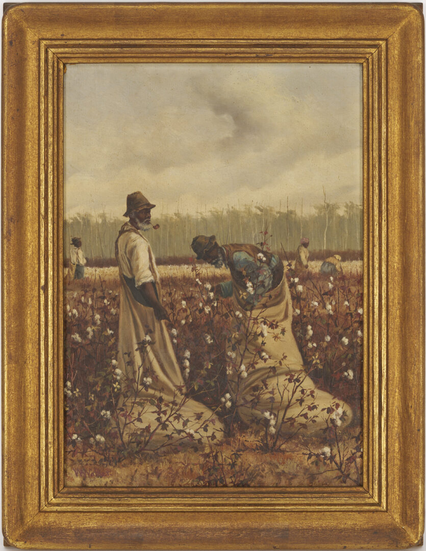 Lot 176: William A. Walker, Harvest Landscape w/ Cotton Pickers