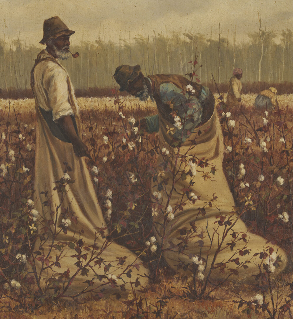 Lot 176: William A. Walker, Harvest Landscape w/ Cotton Pickers