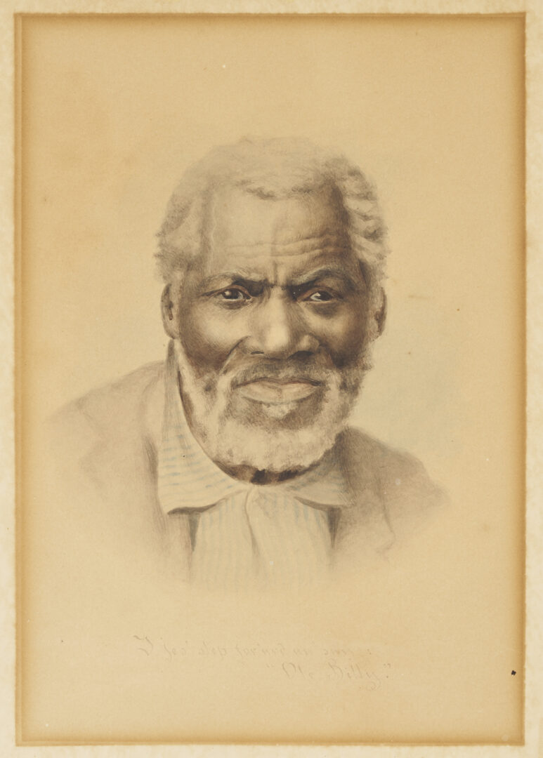 Lot 178: Maria Howard Weeden W/C Portrait of a Man