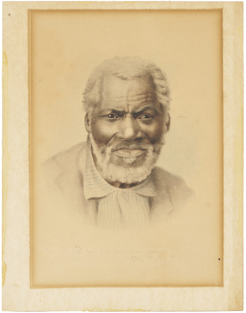 Lot 178: Maria Howard Weeden W/C Portrait of a Man