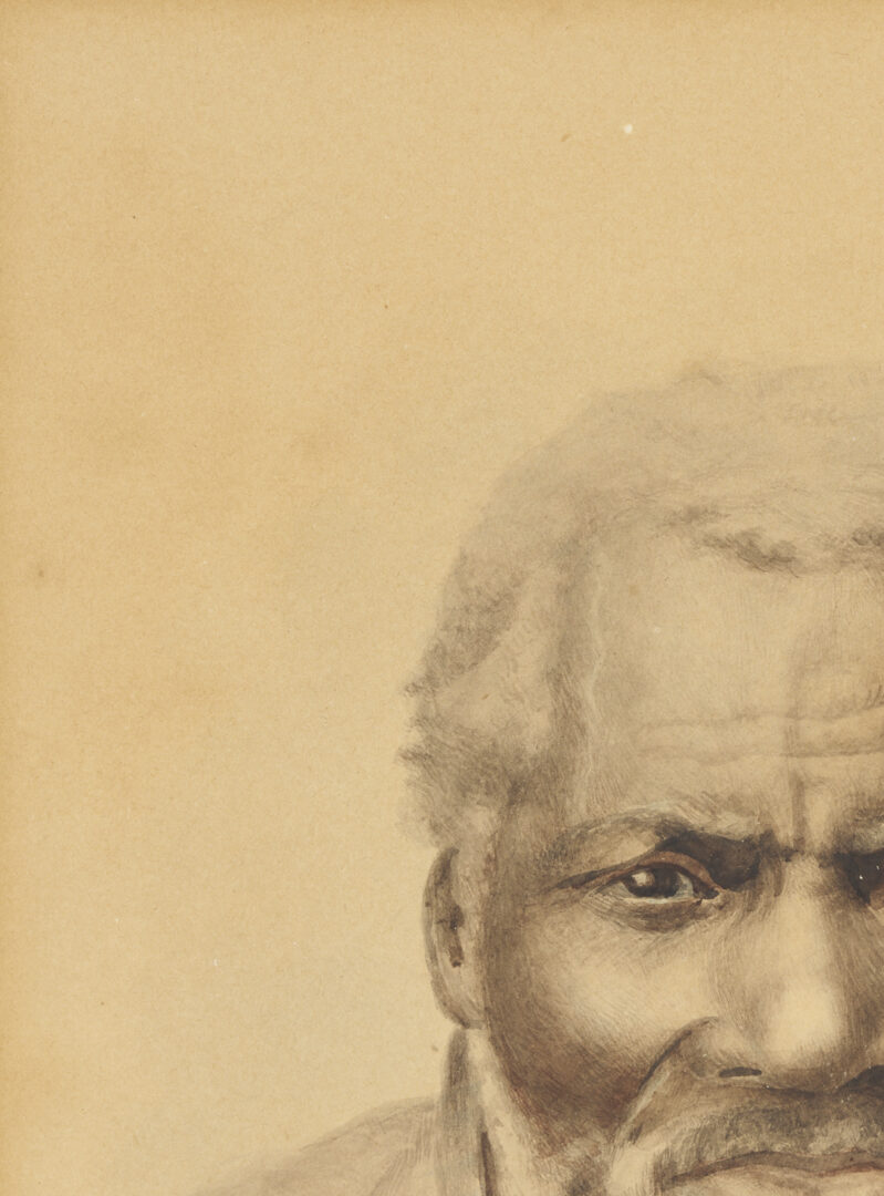 Lot 178: Maria Howard Weeden W/C Portrait of a Man