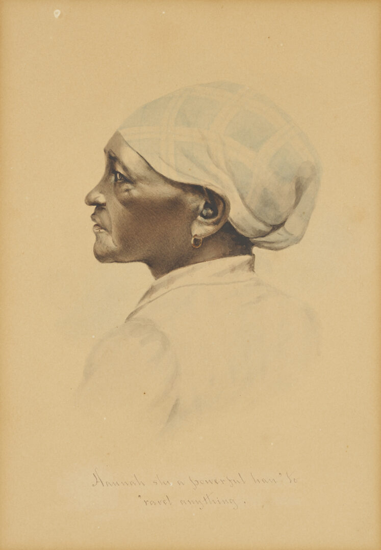 Lot 179: Maria Howard Weeden W/C Portrait of a Woman