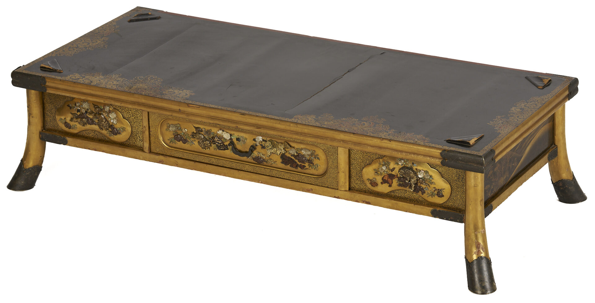 Lot 17: Japanese Meiji Shibayama Style Lacquered & Inlaid Shodana Cabinet