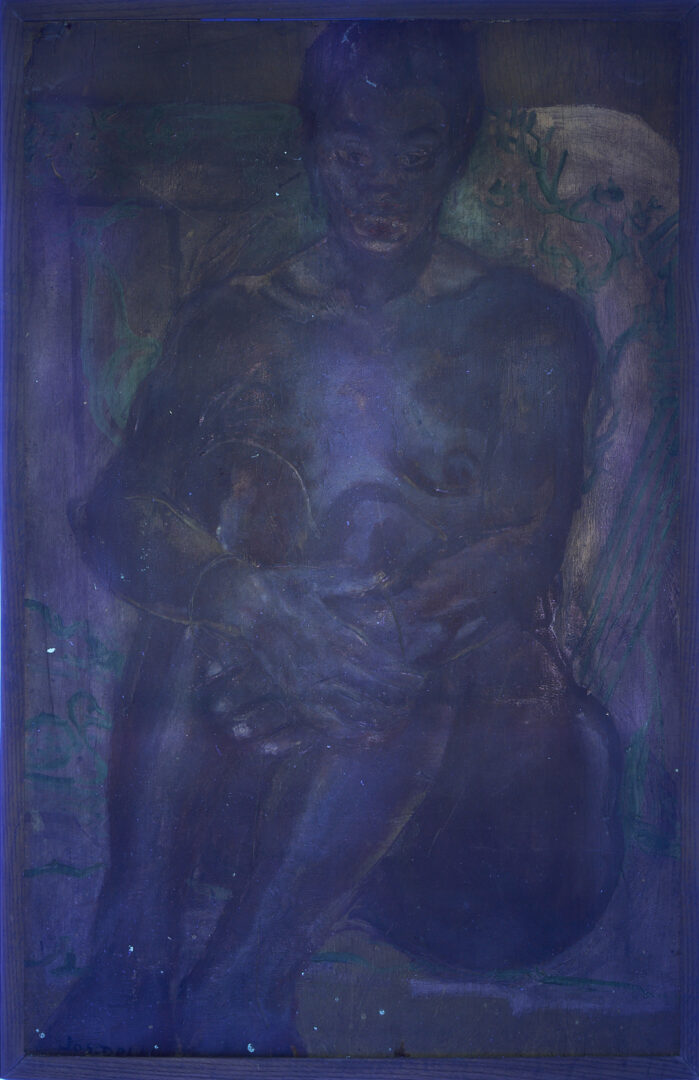 Lot 193: Joseph Delaney O/B Painting, Helen Nude