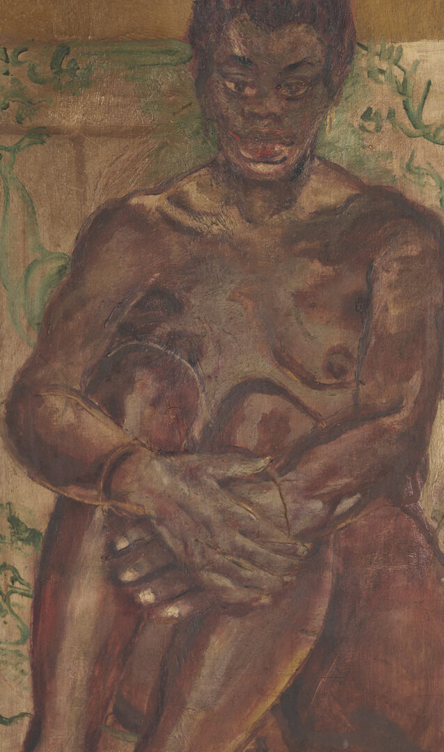 Lot 193: Joseph Delaney O/B Painting, Helen Nude