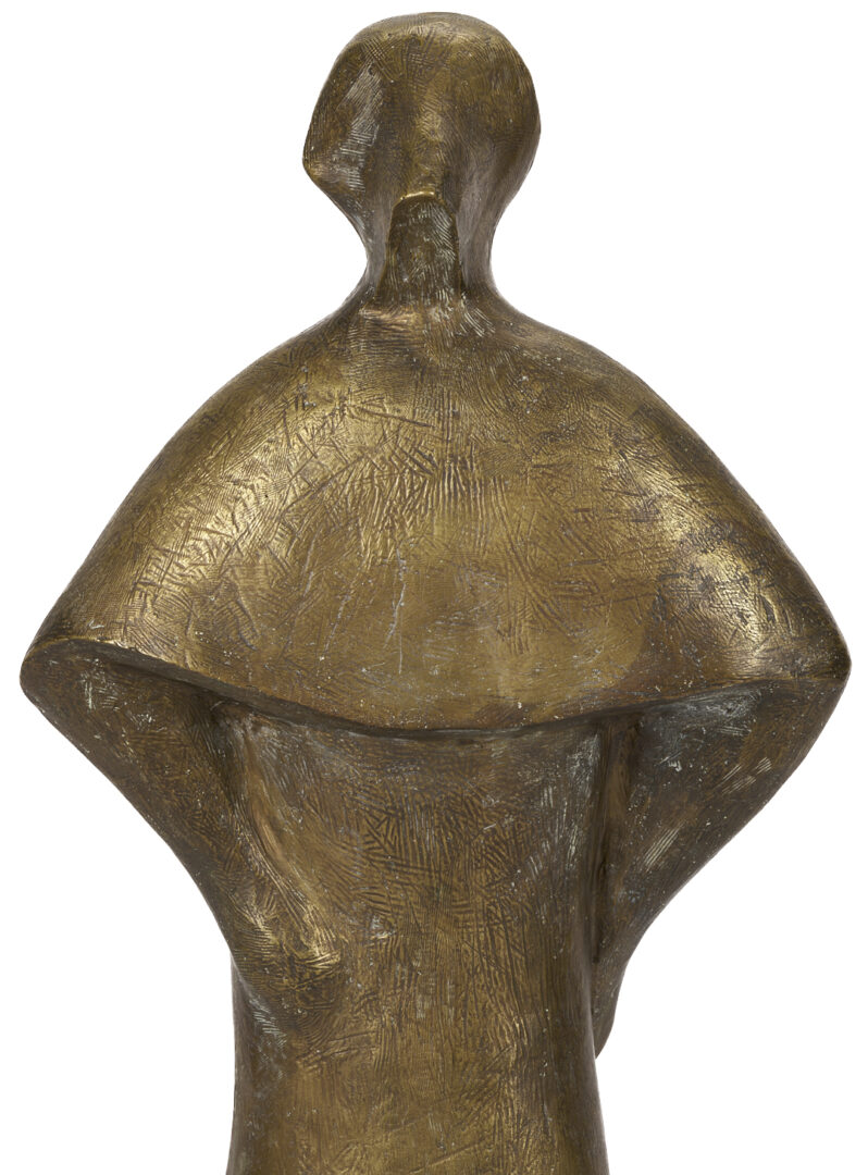 Lot 196: Meyer Wolfe Gilt Bronze Sculpture of Louise Dahl-Wolfe, Exhibited