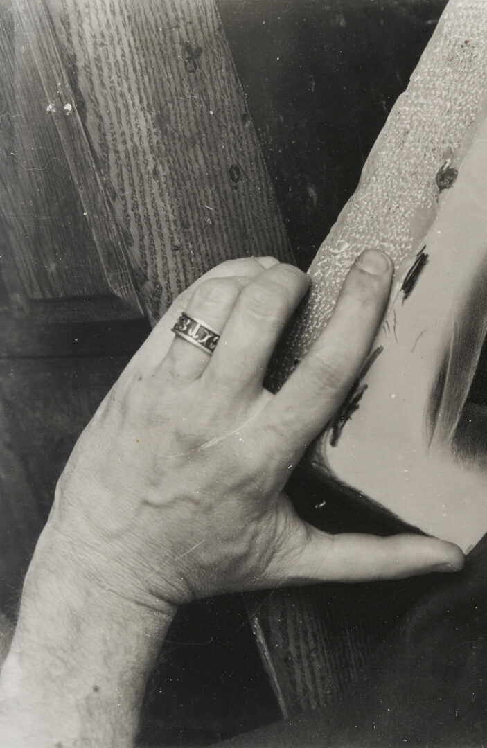 Lot 197: Louise Dahl-Wolfe Photograph, Meyer Wolfe's Hands at Work