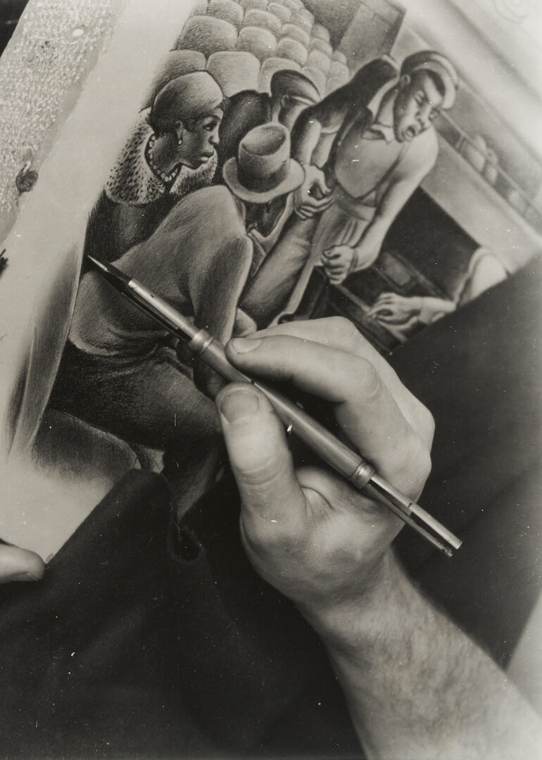 Lot 197: Louise Dahl-Wolfe Photograph, Meyer Wolfe's Hands at Work