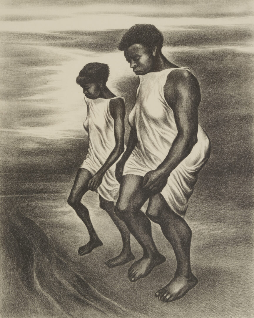 Lot 209: Meyer Wolfe Lithograph, Women Bathing