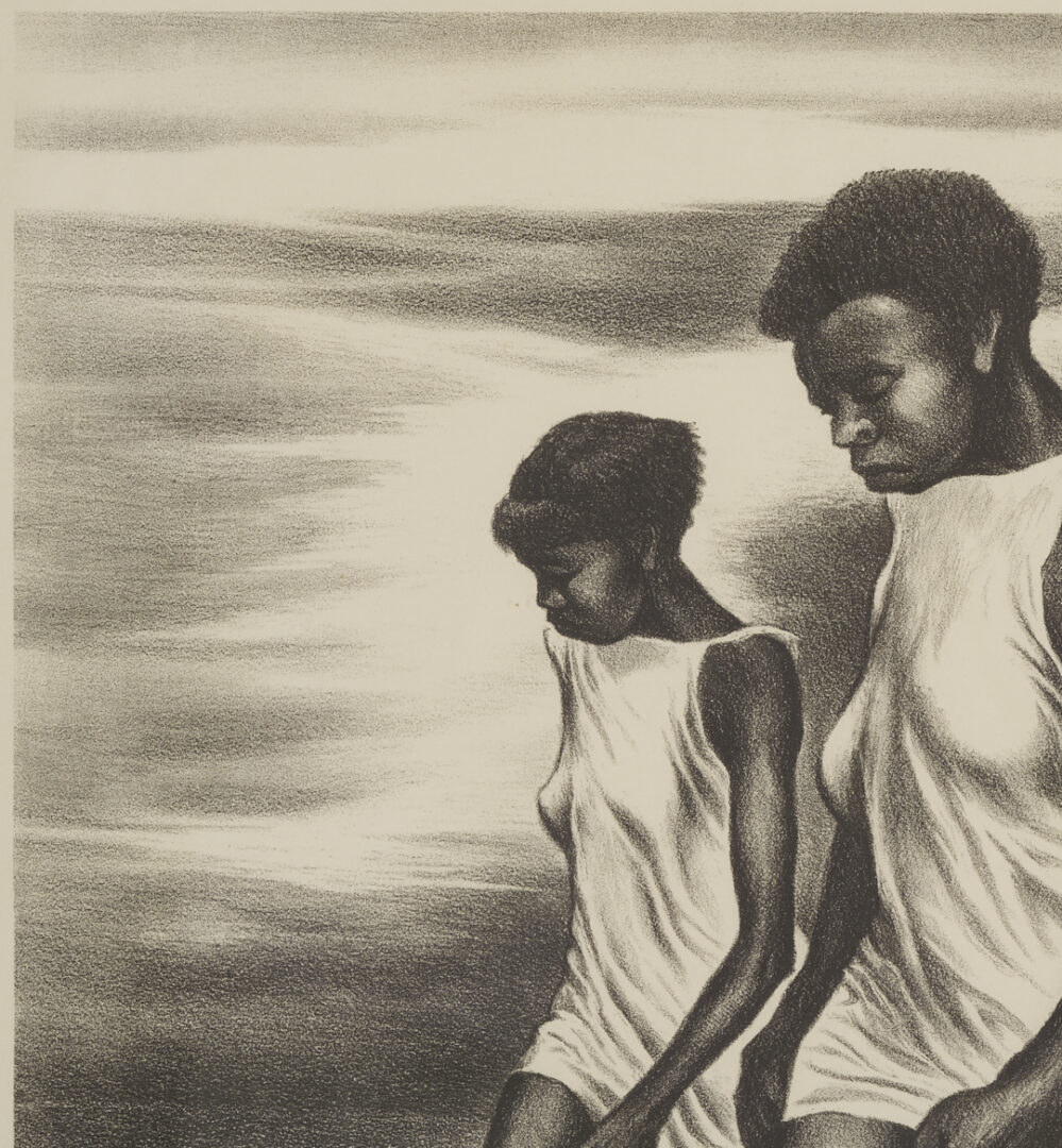 Lot 209: Meyer Wolfe Lithograph, Women Bathing