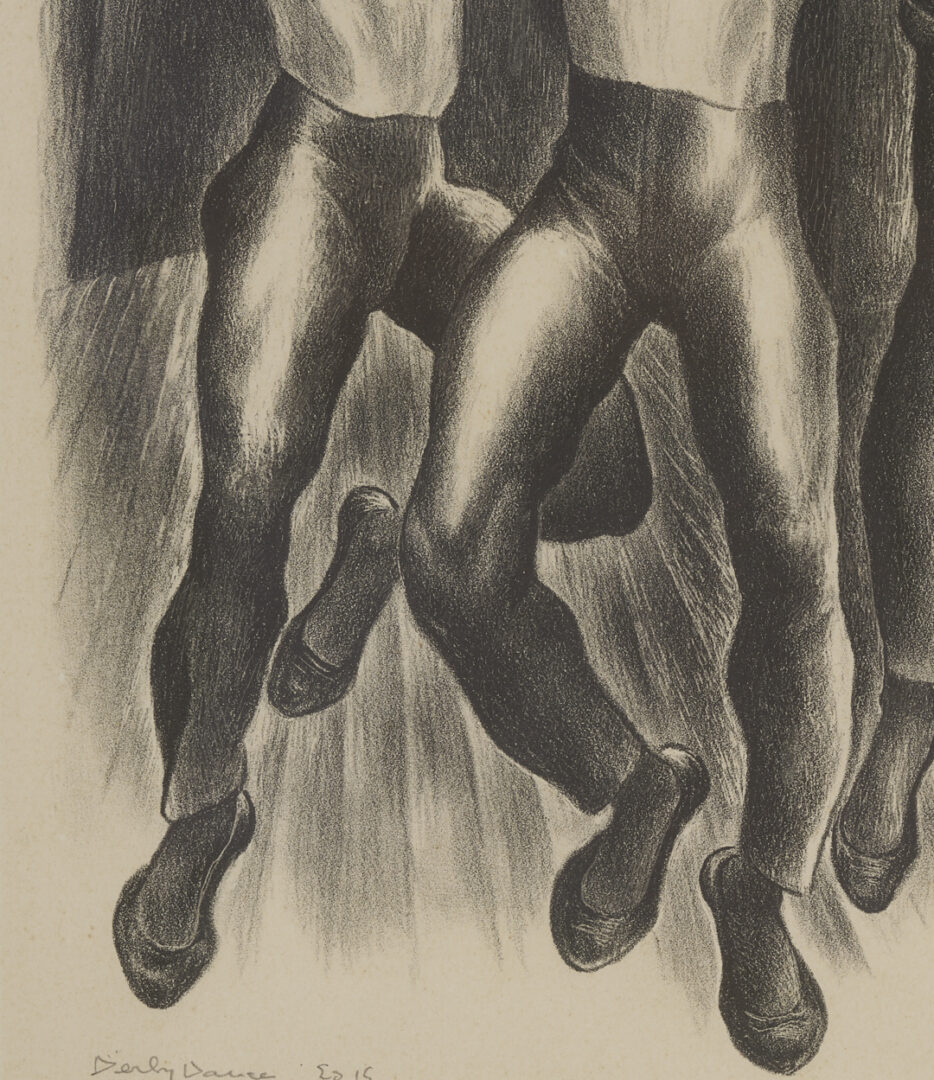 Lot 211: Meyer Wolfe Lithograph, Derby Dance