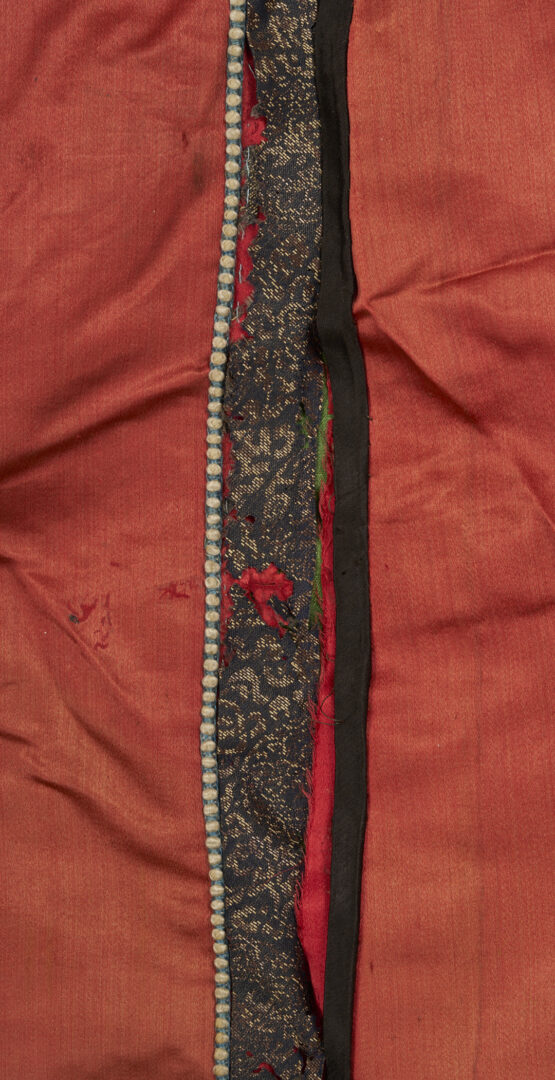 Lot 21: Chinese Late Qing Embroidered Dragon Skirt