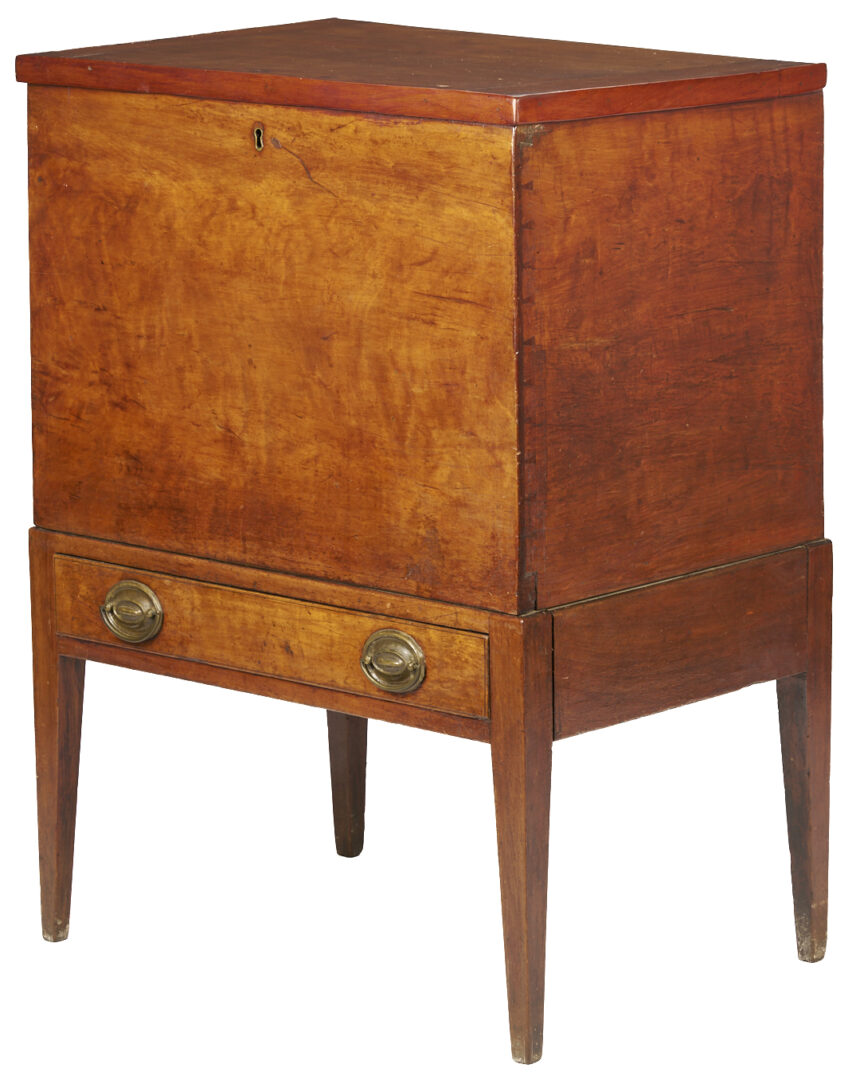 Lot 225: Exhibited Southern Hepplewhite Sugar Chest, Middle TN