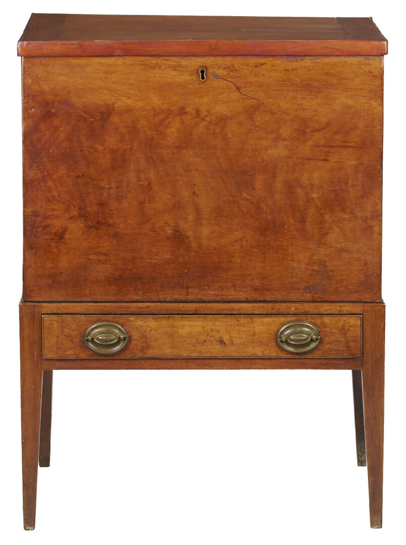 Lot 225: Exhibited Southern Hepplewhite Sugar Chest, Middle TN