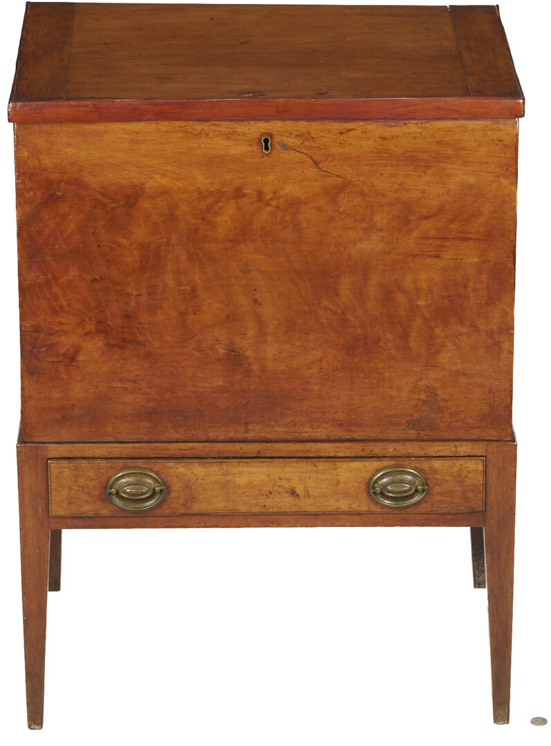 Lot 225: Exhibited Southern Hepplewhite Sugar Chest, Middle TN