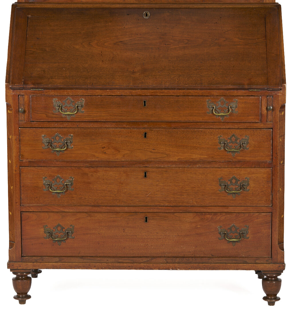 Lot 226: East Tennessee Vine and Tassel Inlaid Secretary