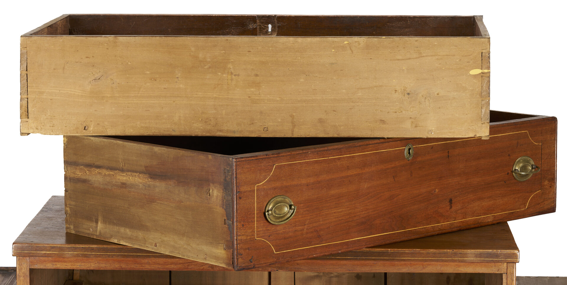 Lot 230: Southern Federal Inlaid Chest