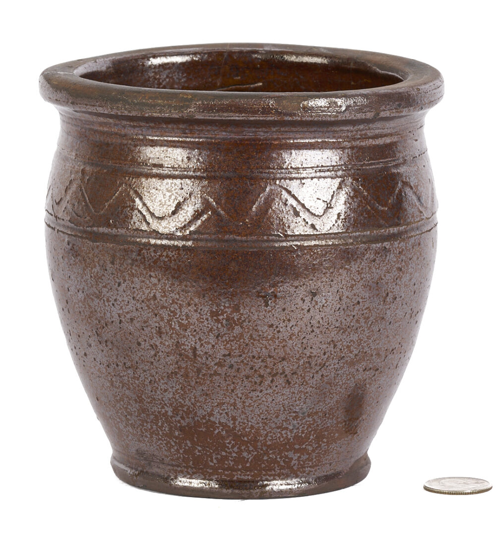 Lot 237: East TN Earthenware Jar, Attr. Cain Pottery