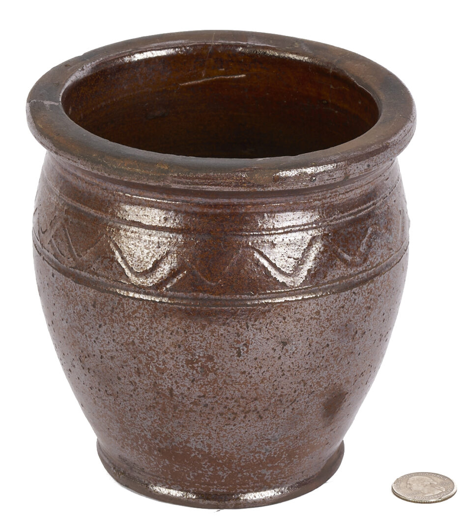 Lot 237: East TN Earthenware Jar, Attr. Cain Pottery