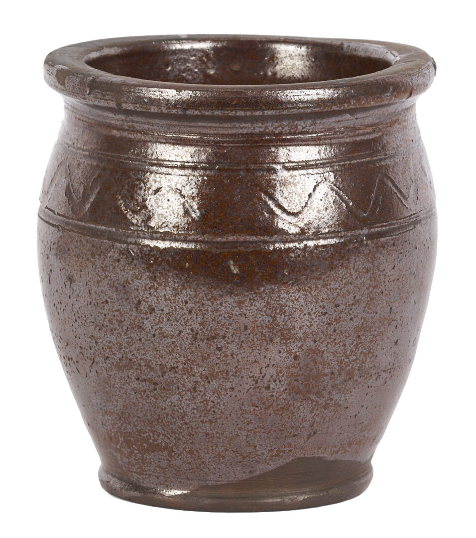 Lot 237: East TN Earthenware Jar, Attr. Cain Pottery