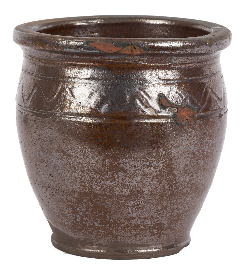 Lot 237: East TN Earthenware Jar, Attr. Cain Pottery